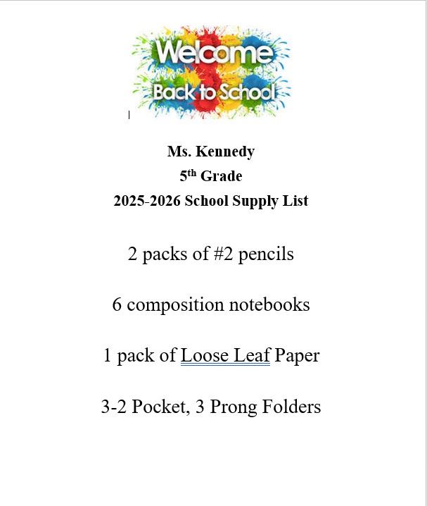 Pic of Online Supply List